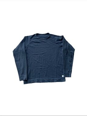 Vuori Men's Gray Pullover Raglan Sweater Size Medium / Large 23x25.5